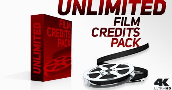 电影电视片尾视频大洋岛精选AE模板 Film Credits Pack