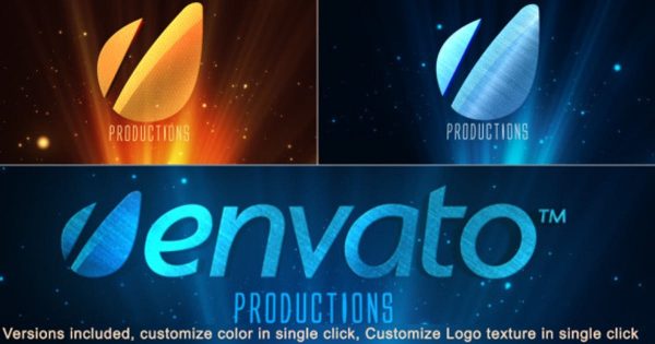 梦幻光线粒子特效logo演示大洋岛精选AE模板 Cinematic Rays Logo