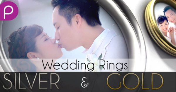 浪漫婚礼戒指幻灯片视频大洋岛精选AE模板 Wedding Rings