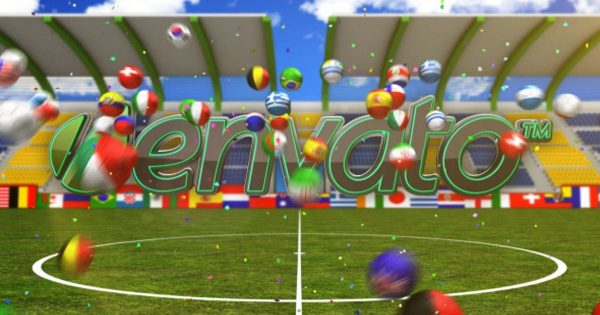 体育足球动画特效logo演示大洋岛精选AE模板 Football Logo Reveal