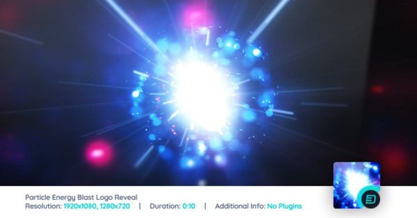 能量爆炸粒子特效Logo演示大洋岛精选AE模板 Particle Energy Blast Logo Reveal缩略图 能量爆炸粒子特效Logo演示大洋岛精选AE模板 Particle Energy Blast Logo Reveal