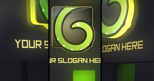 3D灯光金属特效logo演示大洋岛精选AE模板 Cinematic Logo Reveal