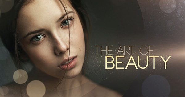 时尚魅力金色粒子视频大洋岛精选AE模板 The Art of Beauty