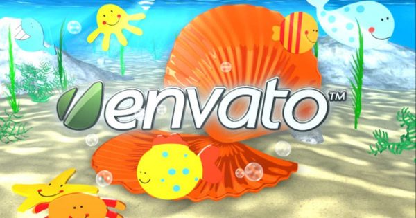 卡通海底世界场景Logo设计展示大洋岛精选AE模板 Underwater Logo Reveal缩略图 卡通海底世界场景Logo设计展示大洋岛精选AE模板 Underwater Logo Reveal