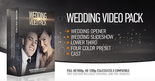 婚纱照电子视频相册幻灯片视频大洋岛精选AE模板 Wedding Pack