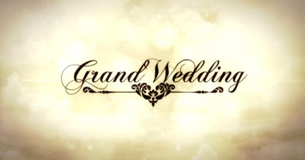 婚礼婚宴回忆录幻灯片视频大洋岛精选AE模板 Grand Wedding