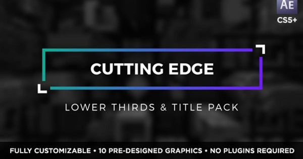 创意视频标题&字幕条特效大洋岛精选AE模板素材 Cutting Edge Titles and Lower Thirds缩略图 创意视频标题&字幕条特效大洋岛精选AE模板素材 Cutting Edge Titles and Lower Thirds