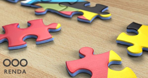 游戏拼图动画Logo演示大洋岛精选AE模板 Jigsaw Puzzle Logo Reveal