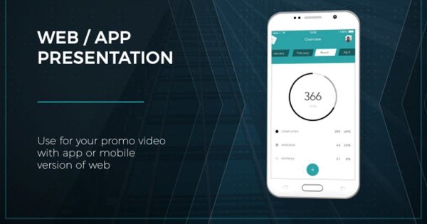 Web/APP设计视频演示大洋岛精选AE模板 Web / App Presentation – Andorid