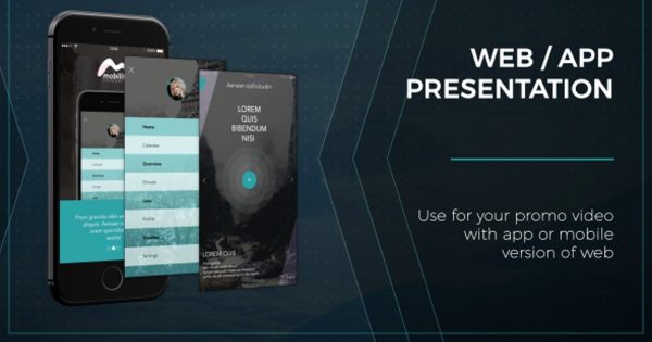 Web/手机应用程序设计演示视频大洋岛精选AE模板 Web / App Presentation – Phone