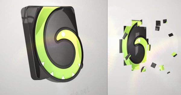 简约3D动画特效Logo演示大洋岛精选AE模板 Clean Logo Reveal