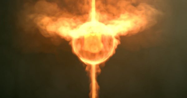 3D烟雾火球火焰效果Logo演示大洋岛精选AE模板 Fireball Logo Reveal