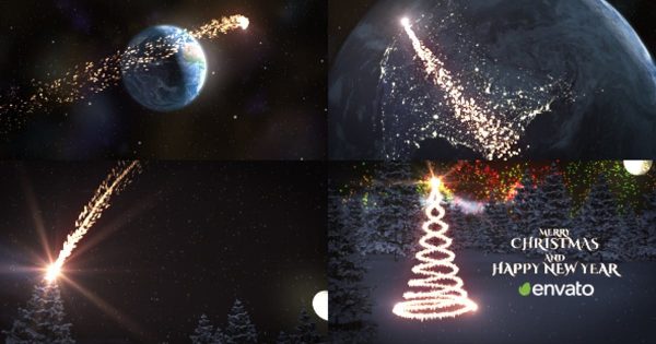 圣诞/新年快乐开场视频大洋岛精选AE模板 Christmas