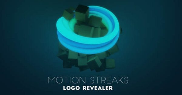 运动条纹特效Logo设计预览视频大洋岛精选AE模板 Motion Streaks Logo Revealer