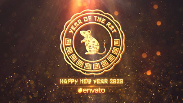 2020年鼠年晚会/年会/倒计时现场开场视频大洋岛精选AE模板 Chinese New Year 2020