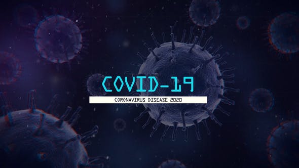 COVID-19新型冠状病毒主题视频大洋岛精选AE模板素材 Coronavirus COVID19 Slideshow