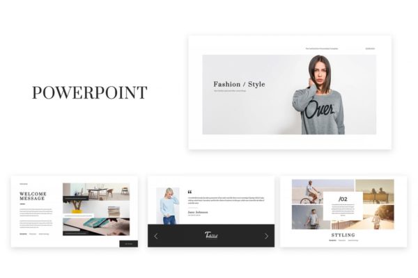 极简创意项目路演PowerPoint设计模板 Kaspa Powerpoint Presentation