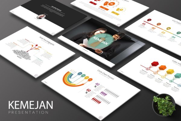 项目执行方案谷歌幻灯片设计模板 Kemejan Google Slides