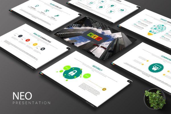 商务/融资/电商/产品推介等多用途第一素材精选谷歌演示模板 Neo Google Slides