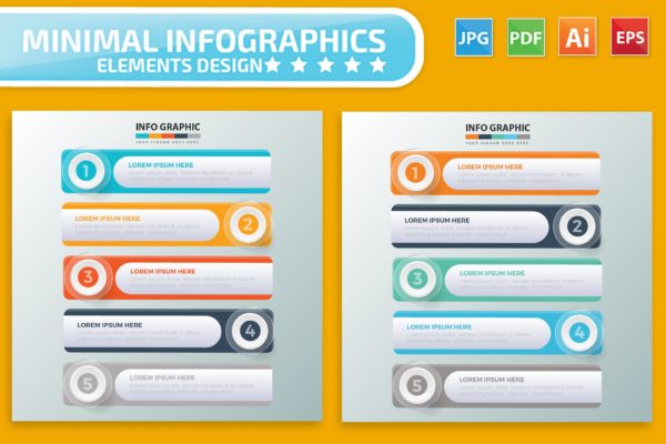 要点说明/重要特征信息图表矢量图形蚂蚁素材精选素材v8 Infographic Elements Design