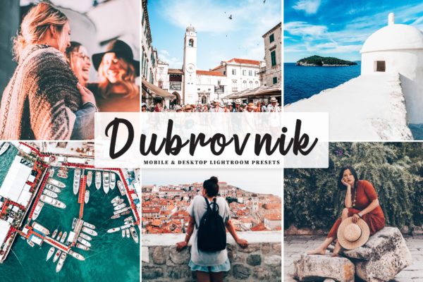 摄影爱好者必备的旅行照片调色处理第一素材精选LR预设 Dubrovnik Mobile & Desktop Lightroom Presets
