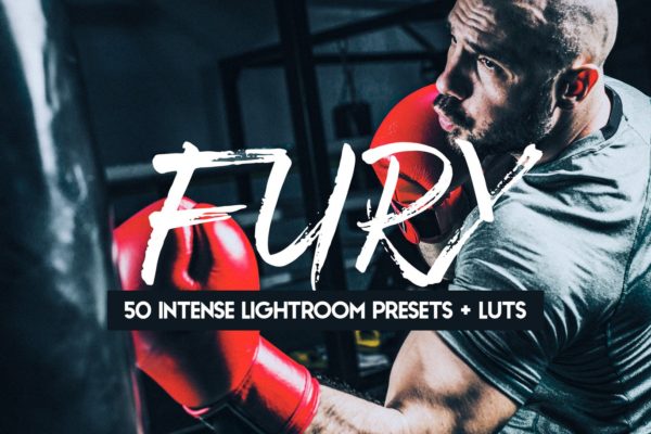 50款健身健美拳击照片后期处理Lightroom调色预设 Fury – 50 Intense Lightroom Presets