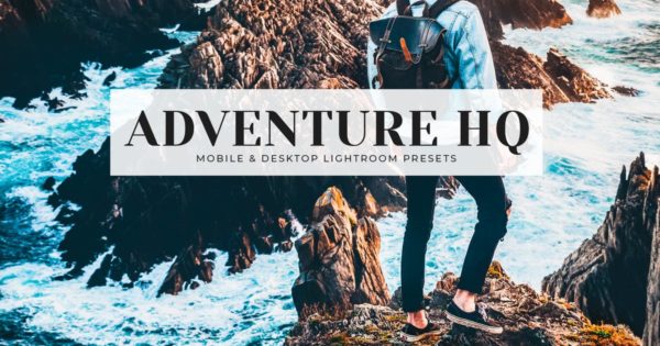 冒险旅行照片调色Lightroom预设 Adventure HQ Mobile & Desktop Lightroom Presets