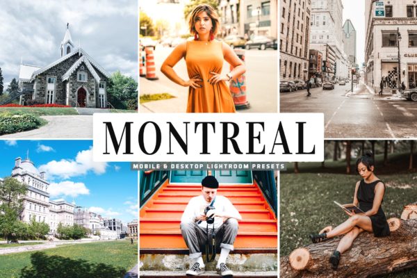 旅行摄影专业调色Lightroom预设下载 Montreal Mobile & Desktop Lightroom Presets
