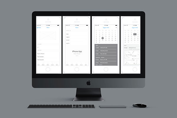 Totalwireframe 原型素材系列之 iPhone Apps Library [for Axure]