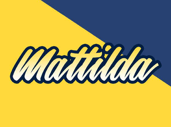 英文画笔连笔艺术字体第一素材精选 Mattilda Script Font