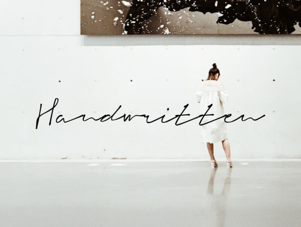 第一素材下午茶：手写连笔个性签名字体第一素材精选素材