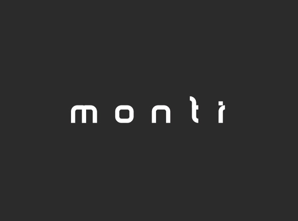 品牌/海报设计简约风英文无衬线字体蚂蚁素材精选 Monti Sans Serif Minimal Font