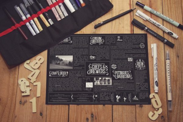 工作室桌面场景手绘创作作品展示样机第一素材精选模板 Designing Sketch & Numbers