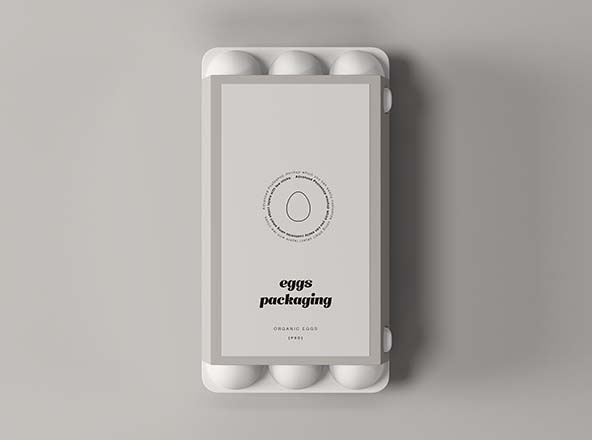 鸡蛋售卖包装盒设计效果图蚂蚁素材精选 Egg Packaging Mockup