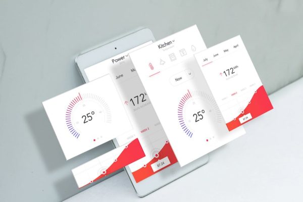UI设计效果图蚂蚁素材精选样机模板 Tablet Mobile Layers Mockup
