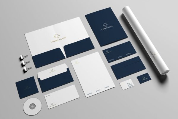 品牌VI设计预览办公用品标准套件蚂蚁素材精选模板v1 Stationery / Branding Mock-Up