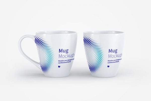 宽口马克杯陶瓷杯图案设计展示蚂蚁素材精选v10 Mug Mockup 10