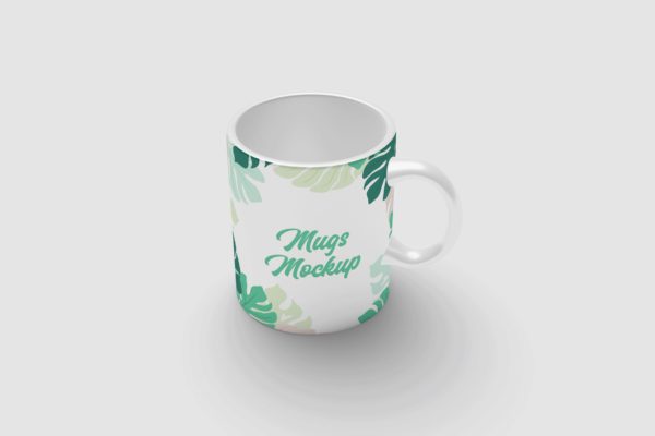 陶瓷马克杯印花图案设计预览第一素材精选 Mug Mockups
