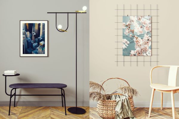 室内海报张贴效果图样机第一素材精选v3 Poster Frame Mockup v3