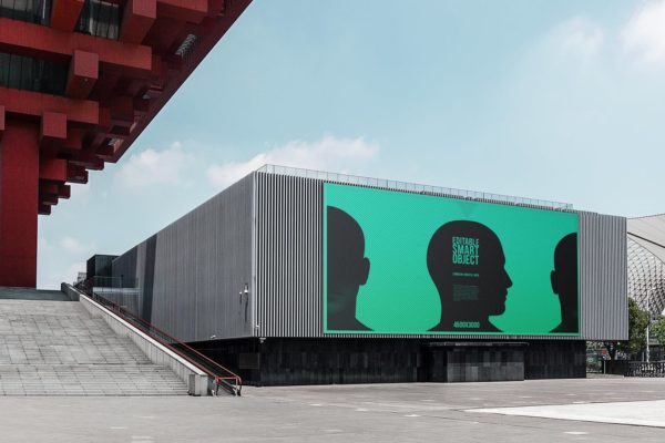 城市海报广告牌设计效果图预览样机第一素材精选模板4 Urban Poster / Billboard Mock-up – Huge Edition #4