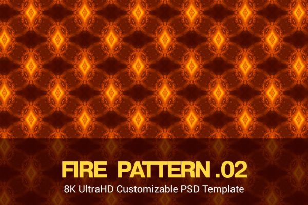 8K超高清无缝焰火/火花图案背景图素材v02 8K UltraHD Seamless Fire Pattern Background