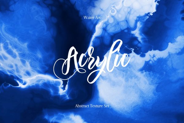 混合水彩颜料天然大理石纹理蚂蚁素材精选背景 Acrylic Pouring Texture Set