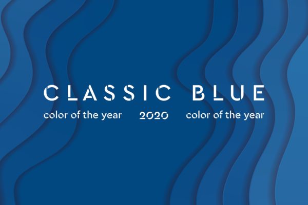 经典蓝色波纹背景图素材 Classic blue corporate material waves