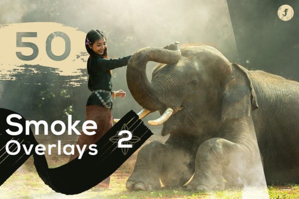 50种高清烟雾背景叠层设计素材v2 50 Smoke Overlays 2