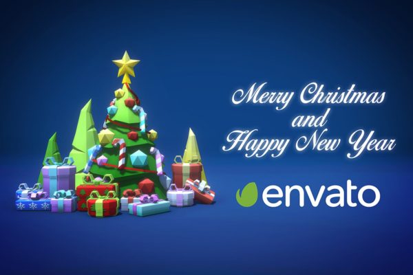 创意圣诞节&新年主题背景图素材 Merry Christmas and a Happy New Year