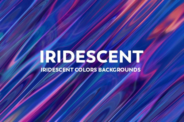 彩虹色平面设计抽象背景图素材 Iridescent Abstract Backgrounds