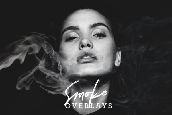 10种电子烟烟雾叠层背景PNG素材 Realistic Smoke Overlays