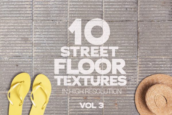 街道地板纹理背景图素材v3 Street Floor Textures x10 Vol.3