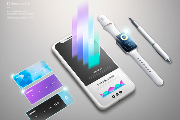 5G智能科技商业业务推广海报PSD素材蚂蚁素材精选模板