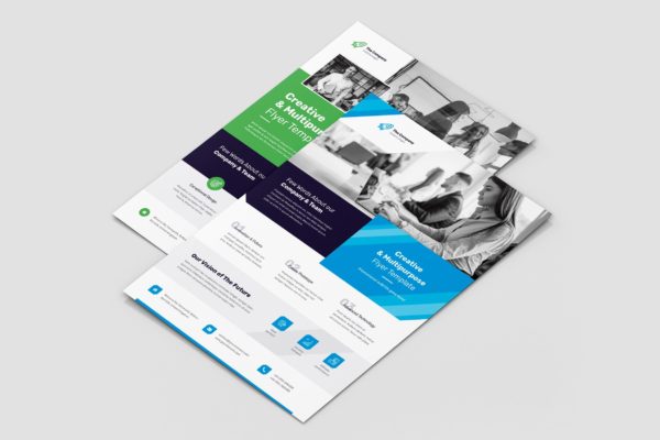 多行业适用创意公司传单设计模板 Flyer – Creative Multipurpose
